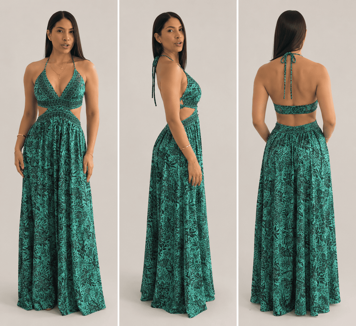Vestido de Tirantes Verde