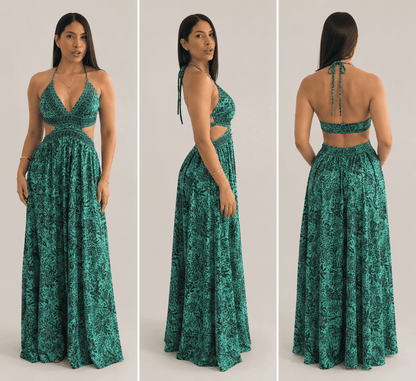 Vestido de Tirantes Verde