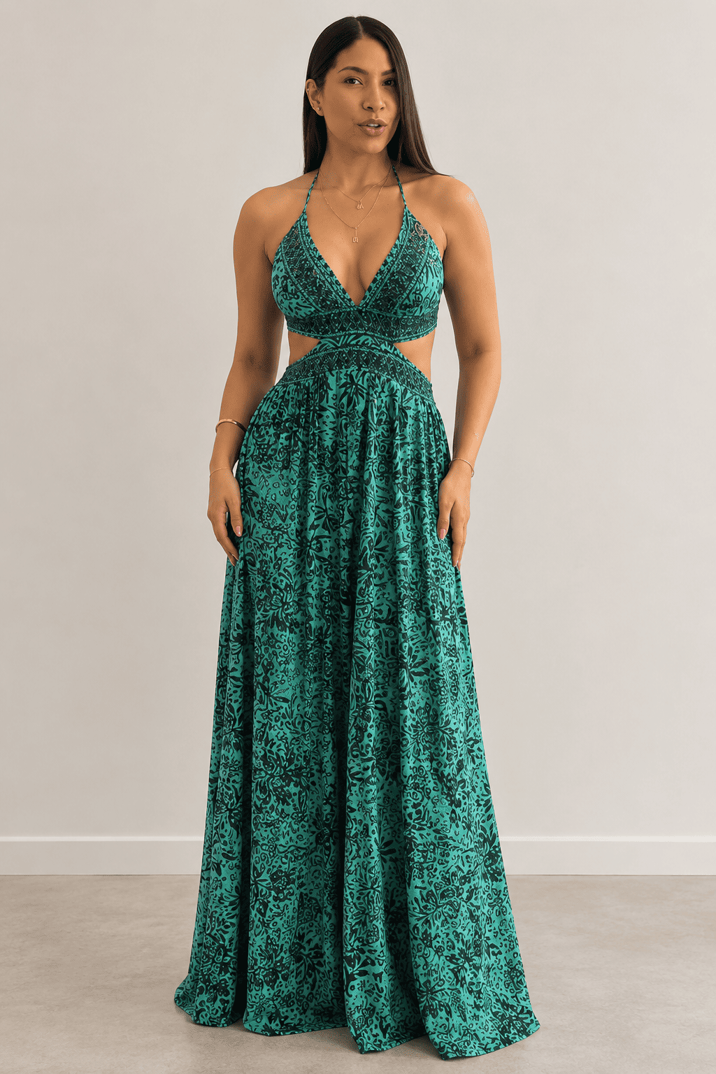 Vestido de Tirantes Verde