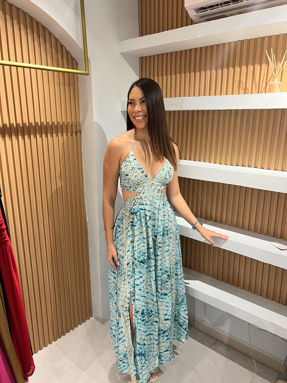 Vestido Mariposa azul tie dye