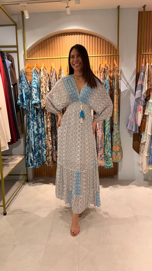Vestido París de algodón, unitalla, Koral Boutique