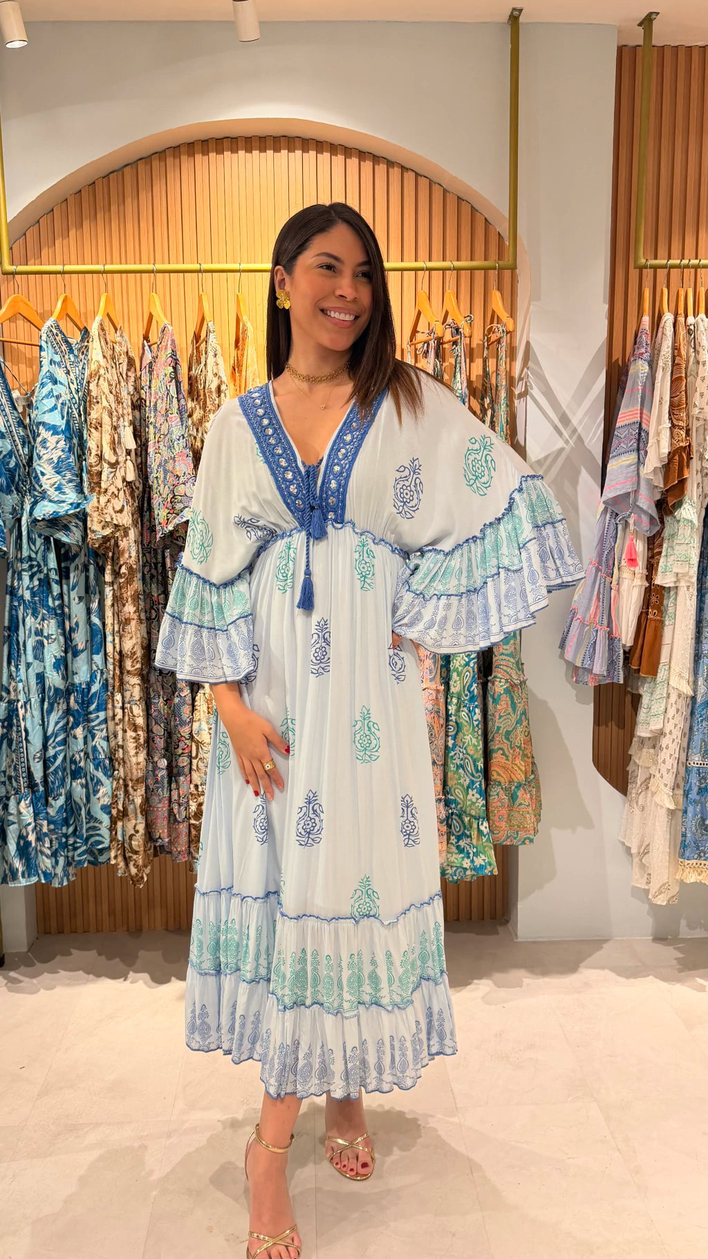 Vestido Cariño de algodón, unitalla, Koral Boutique