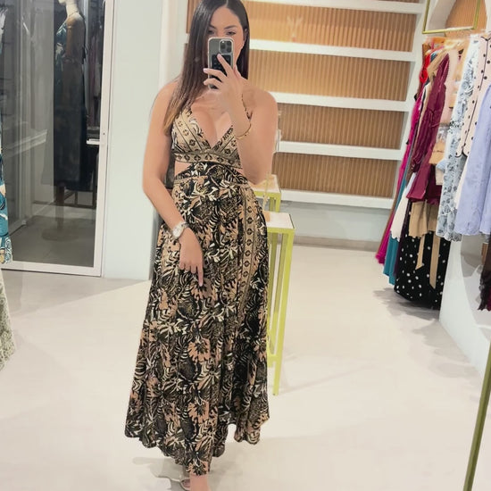 Vestido Mariposa Animal Print