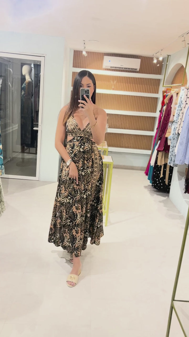 Vestido Mariposa Animal Print